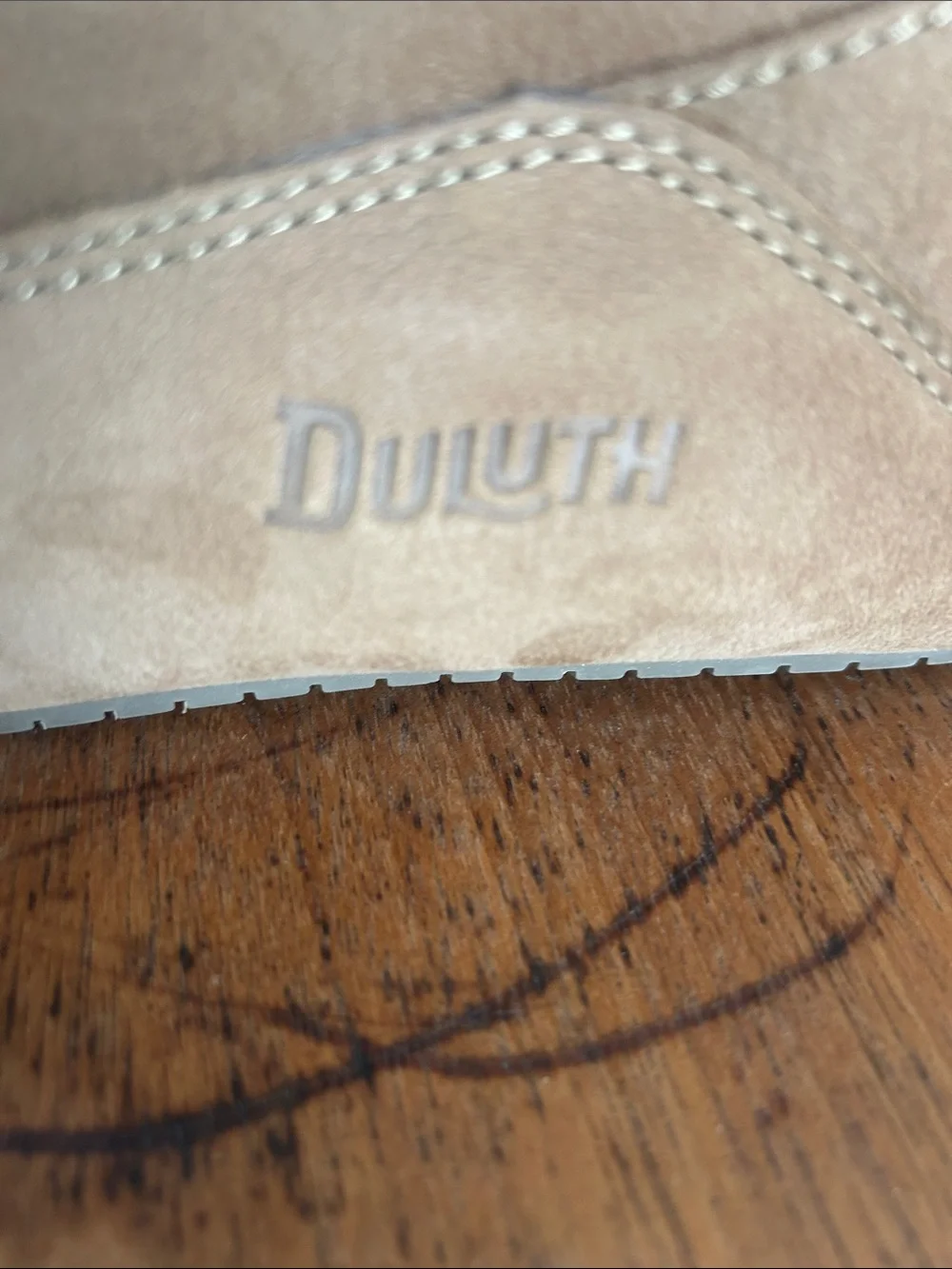 Duluth Trading Co suede chukka